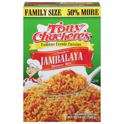 Tony Chachere's Creole Jambalaya Dinner Mix 12 oz