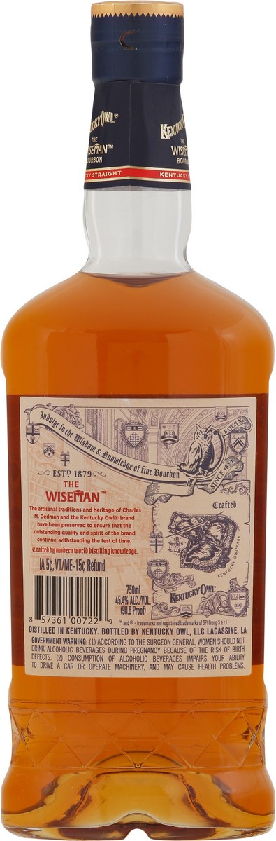 slide 2 of 9, The Wiseman Kentucky Straight Bourbon Whiskey 750 ml, 750 ml