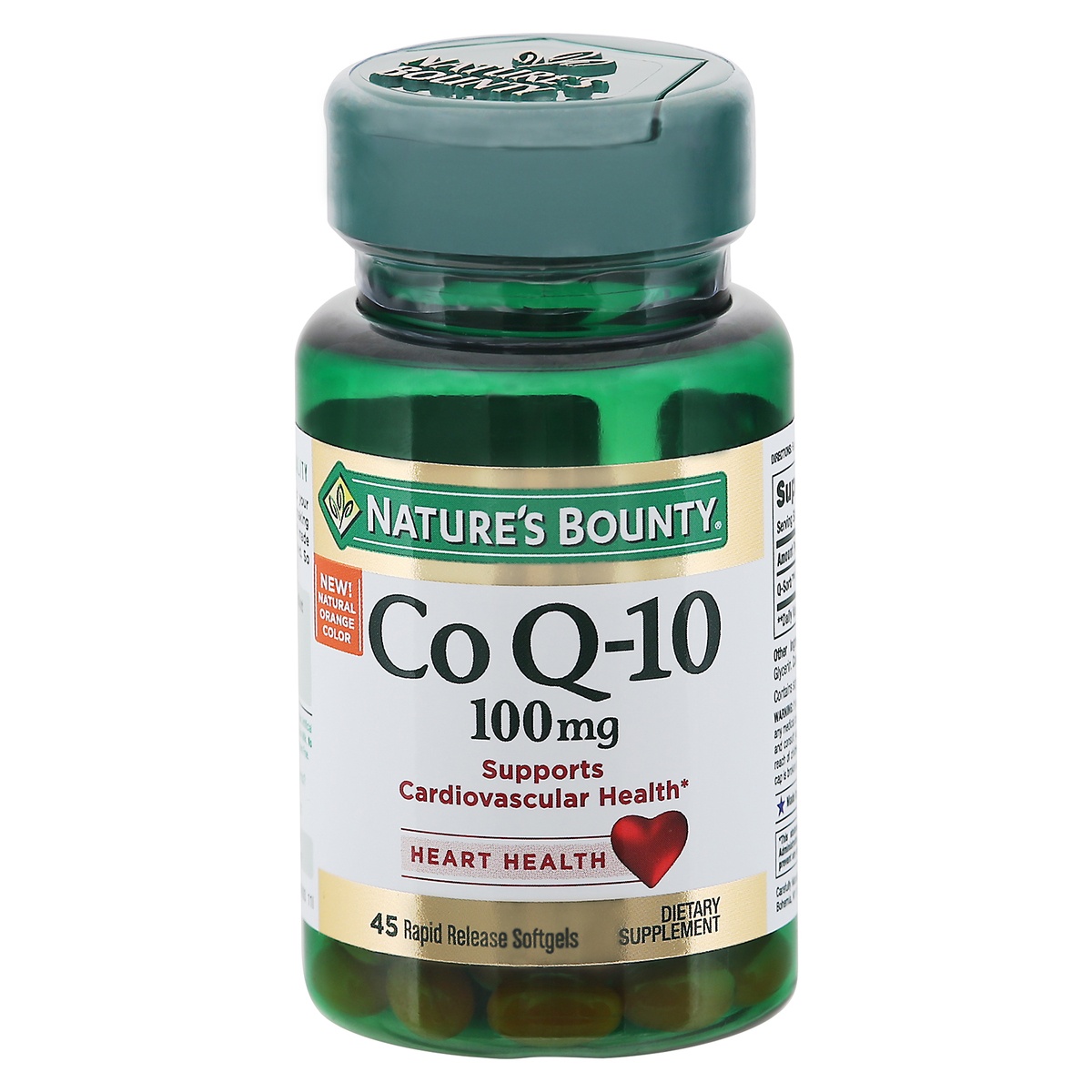 slide 1 of 1, Nature's Bounty Co Q-10, 100 mg, Rapid Release Softgels, 45 ct