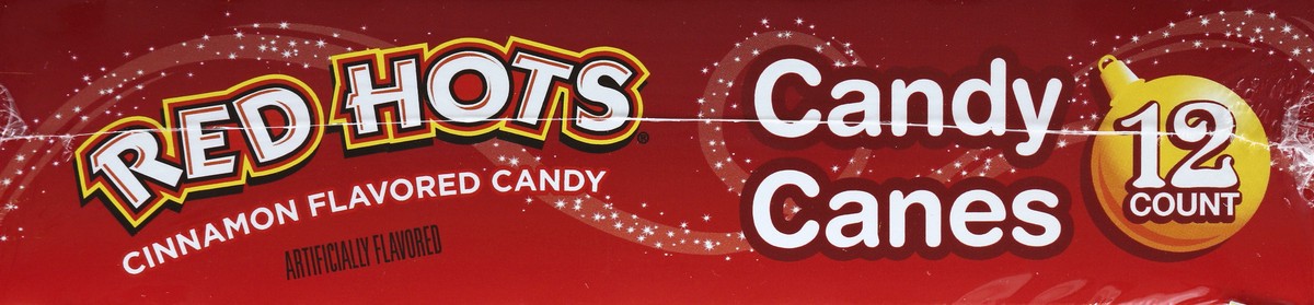 slide 4 of 10, Red Hots Candy Canes 12 ea, 12 ct