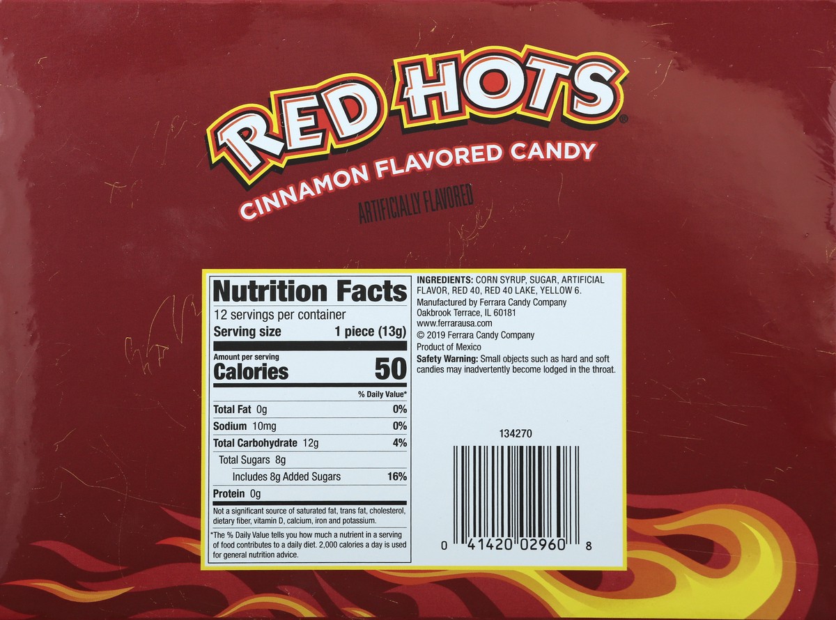 slide 9 of 10, Red Hots Candy Canes 12 ea, 12 ct