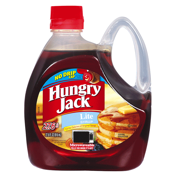 slide 1 of 1, Hungry Jack Light Pancake Syrup, 27.6 oz