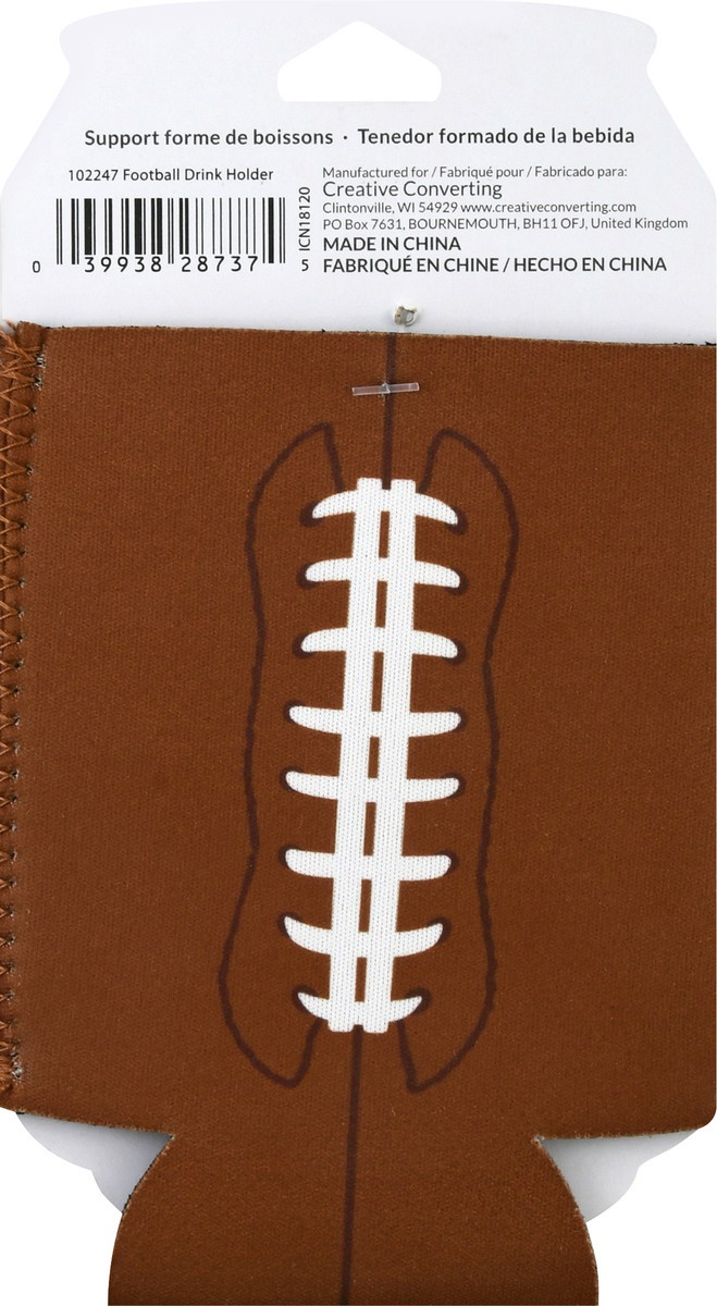 slide 7 of 10, Creative Converting Football Drink Holder 1 ea, 1 ct