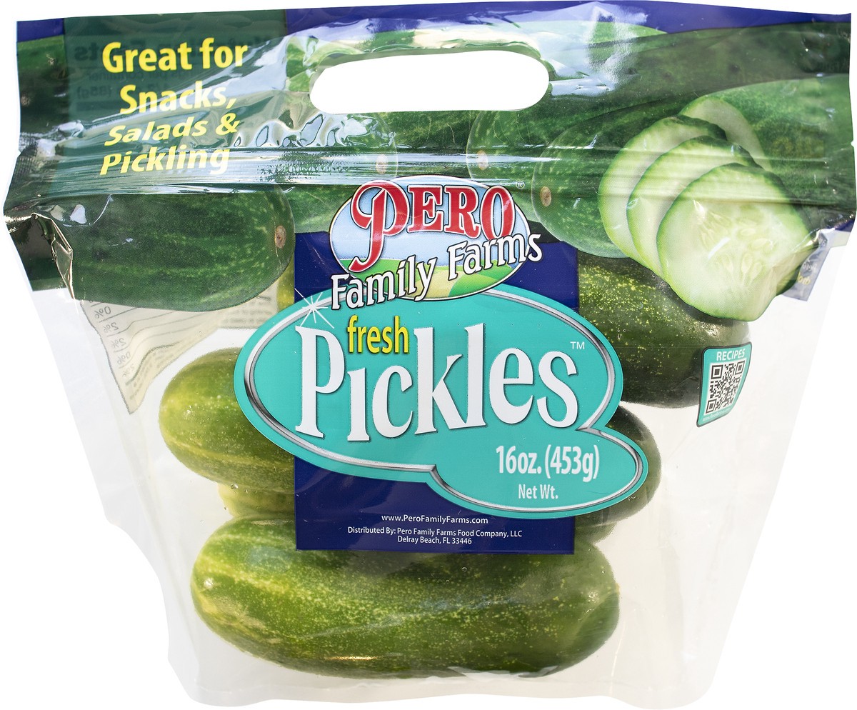 slide 9 of 9, Pero Family Farms Pero Farms Fresh Pickles, 16 oz