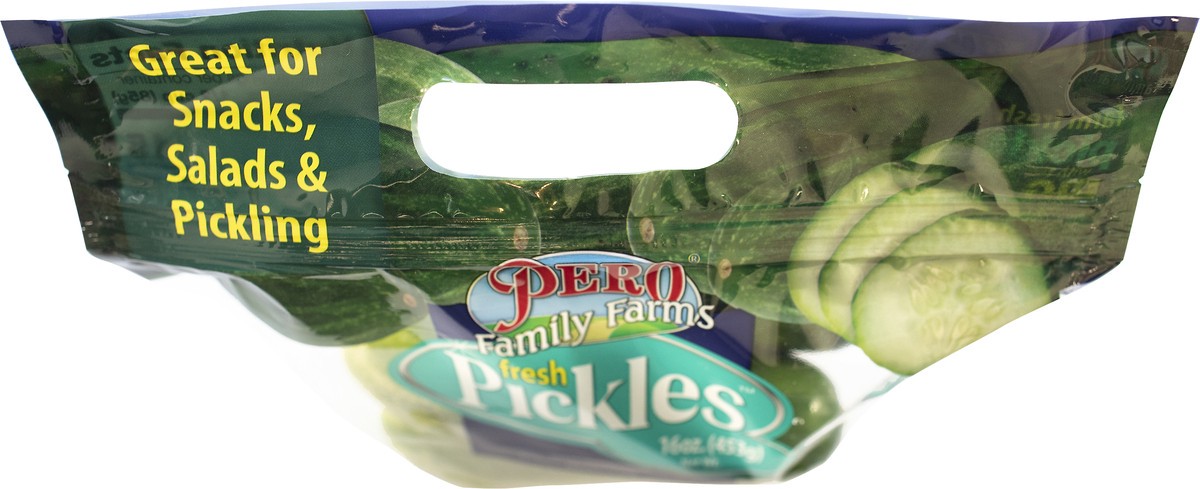 slide 3 of 9, Pero Family Farms Pero Farms Fresh Pickles, 16 oz