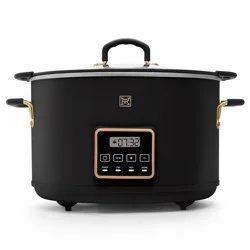 Kitchen & Table by H-E-B Programmable Slow Cooker with Searing Pot - Classic Black