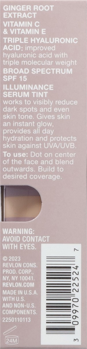 slide 11 of 14, Revlon Illuminance Ivory Beige 113 Broad Spectrum SPF 15 Serum Tint 0.94 fl oz, 1 ct