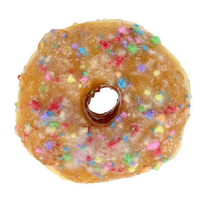 slide 1 of 1, H-E-B Birthday Cake Glazed Donut, 2 ct