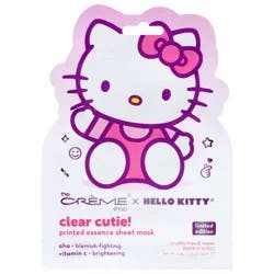 The Crème Shop Clear Cutie! Printed Essence Sheet Mask - 1 Each