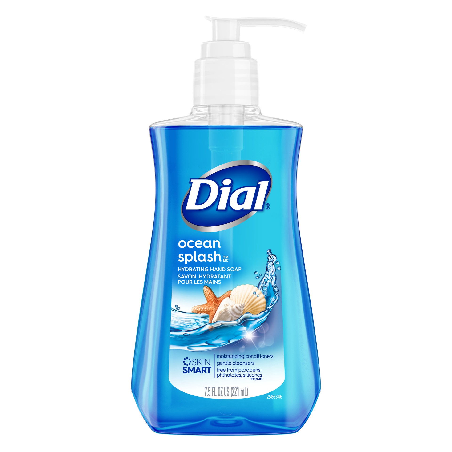 slide 3 of 5, Dial Liquid Hand Soap, Ocean Splash, 7.5 fl oz, 7.50 fl oz