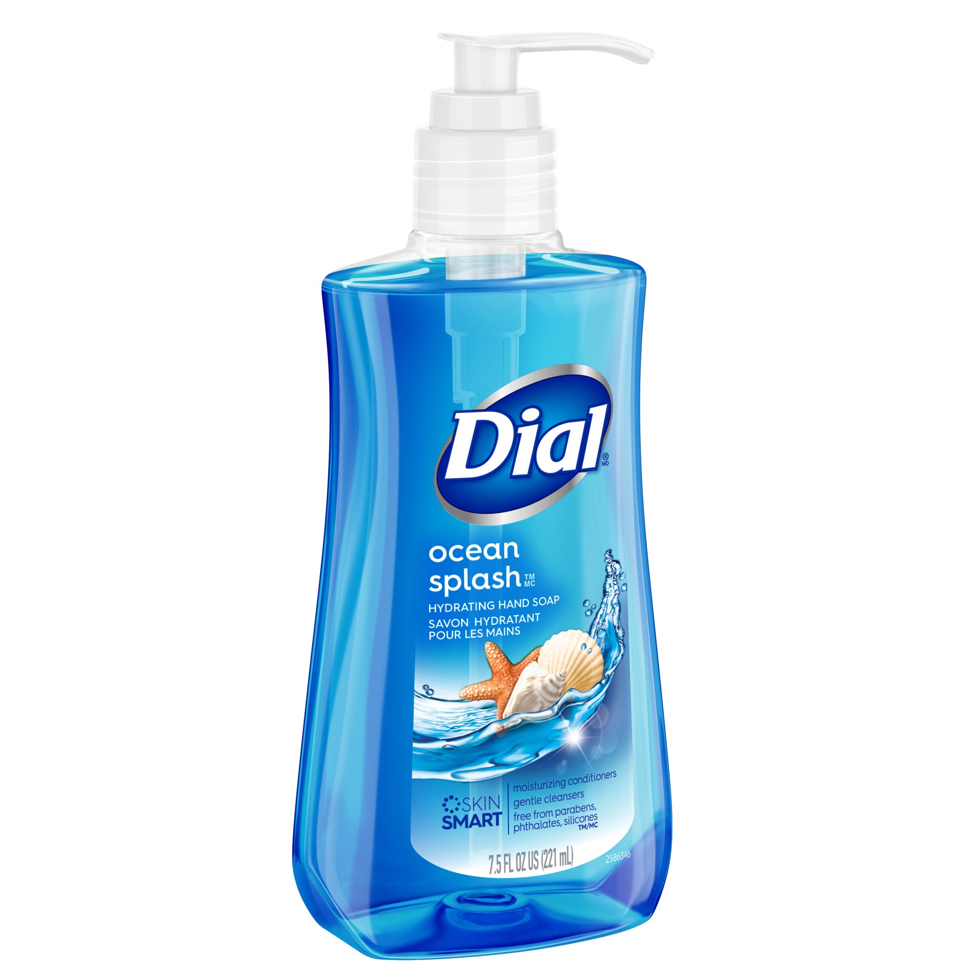 slide 2 of 5, Dial Liquid Hand Soap, Ocean Splash, 7.5 fl oz, 7.50 fl oz