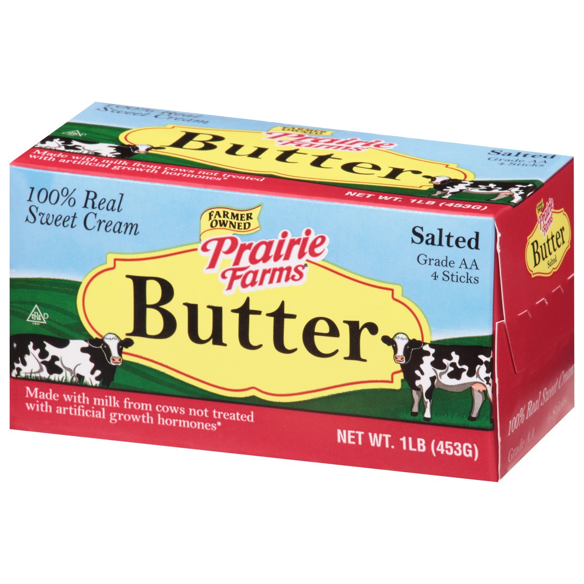 slide 12 of 13, Prairie Farms Salted Butter 4 ea, 16 oz