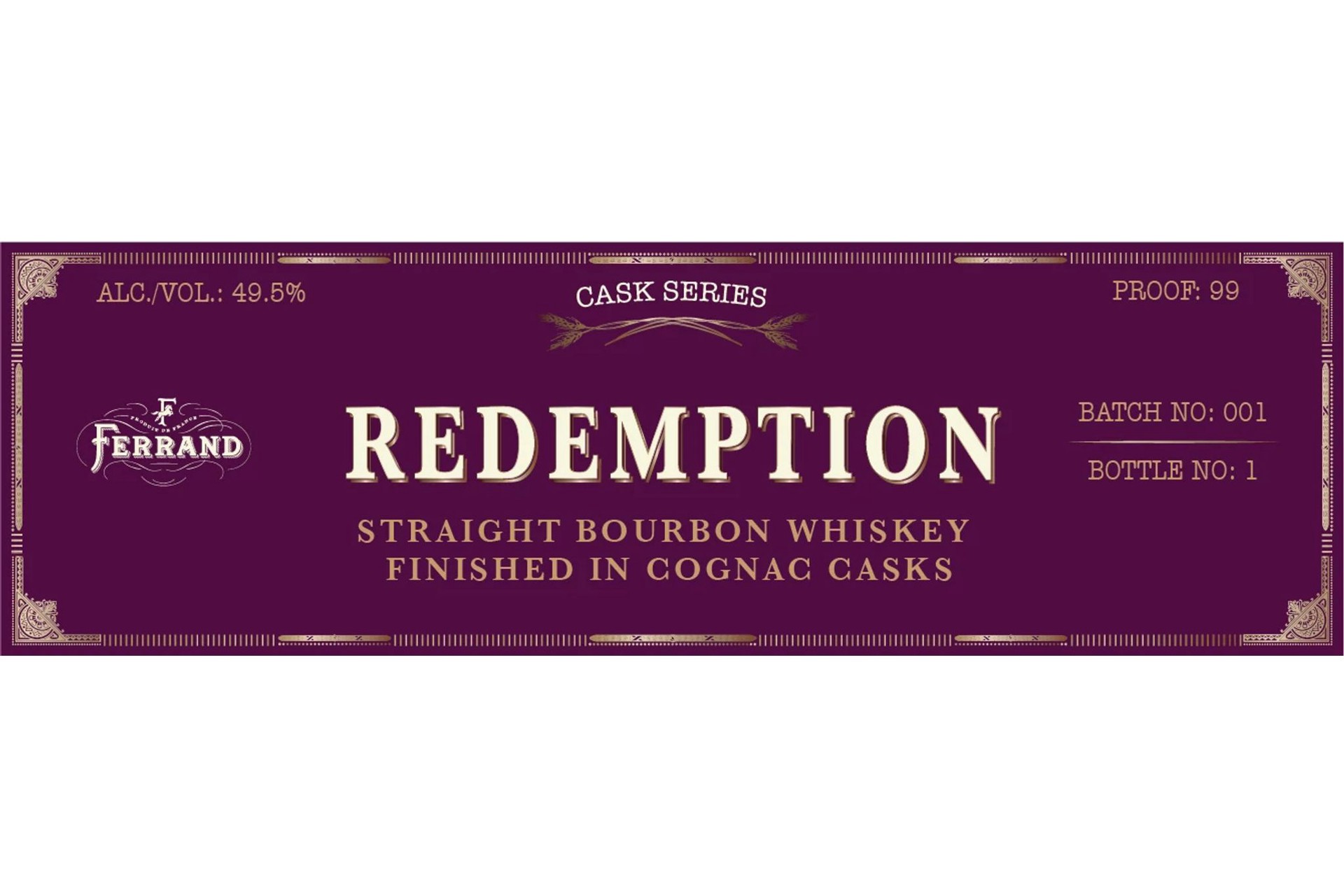 slide 2 of 6, Redemption Straight Bourbon Cognac Cask Finish, 750ml, 750 ml