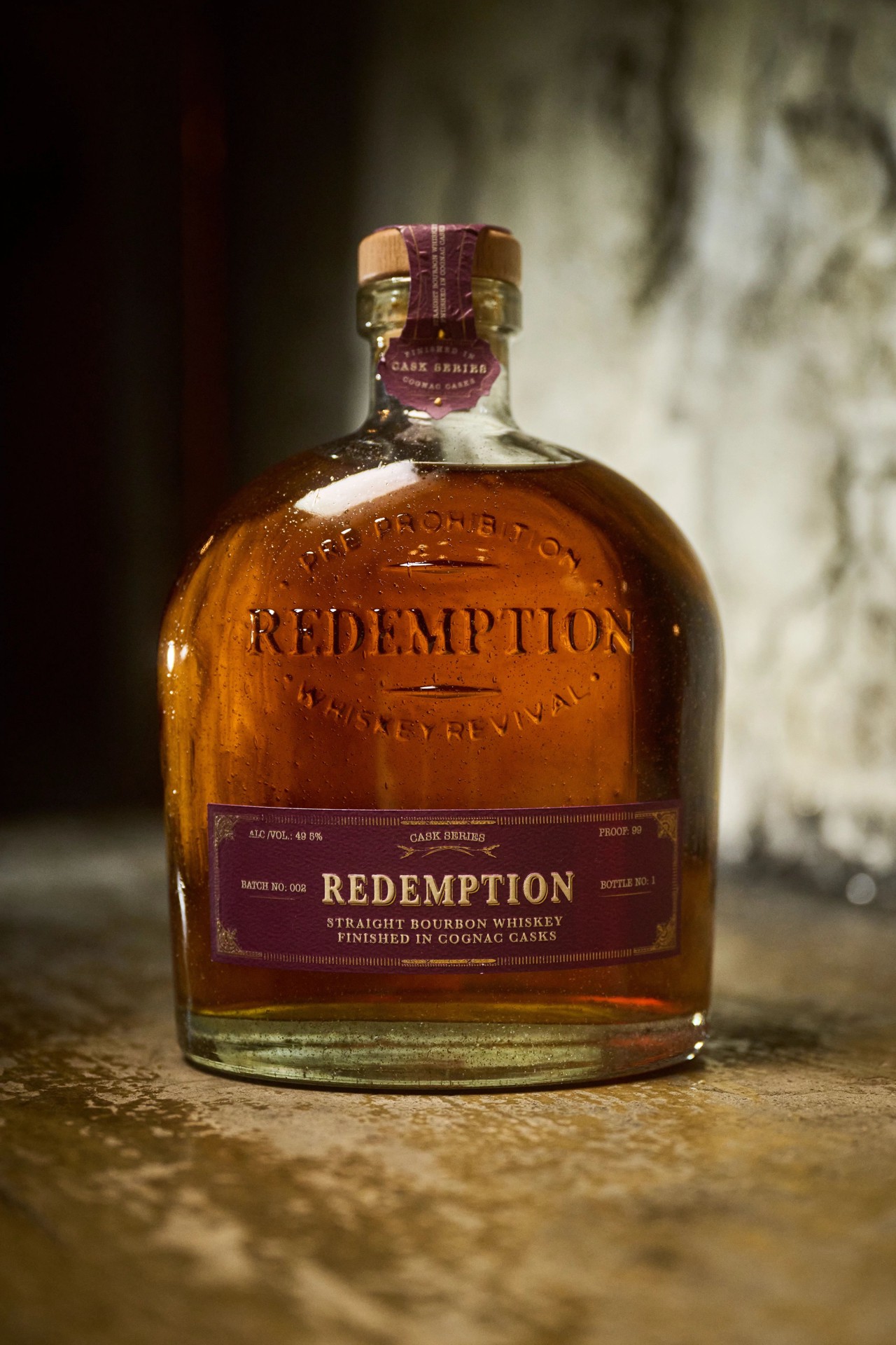 slide 4 of 6, Redemption Straight Bourbon Cognac Cask Finish, 750ml, 750 ml