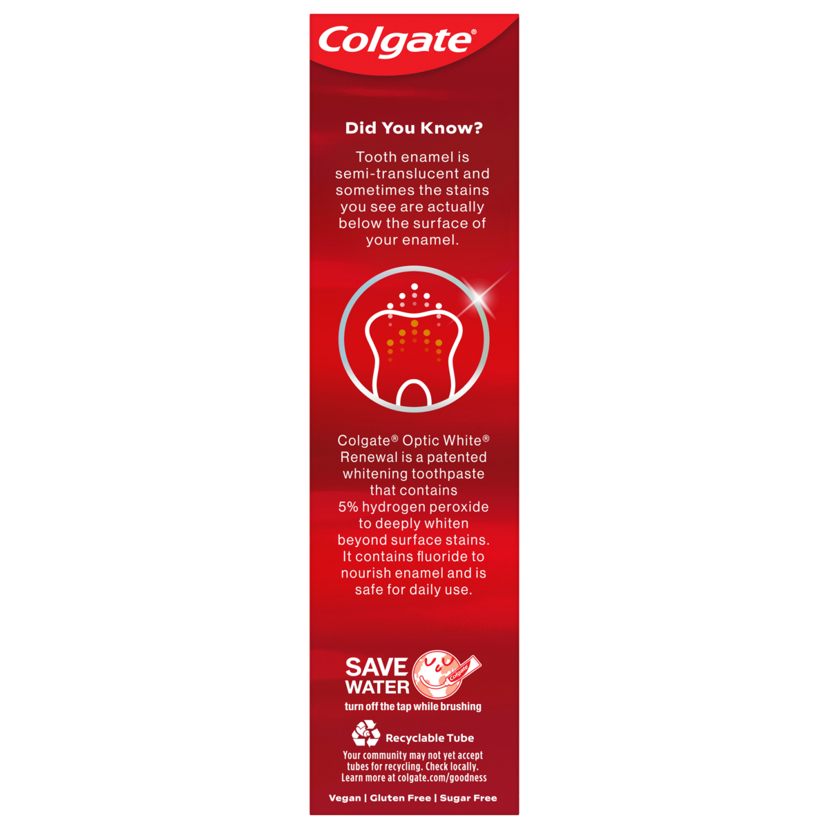 slide 8 of 17, Colgate Optic White Renewal Teeth Whitening Toothpaste Pk., 2 ct