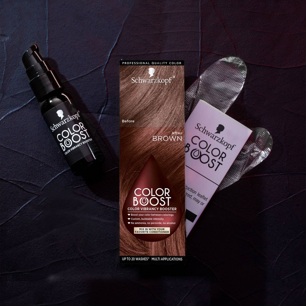 Schwarzkopf Color Boost Color Vibrancy Booster, Brown 1 fl oz Shipt