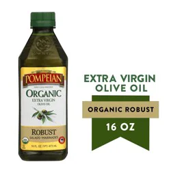 Pompeian Organic Robust Extra Virgin Olive Oil 16 oz