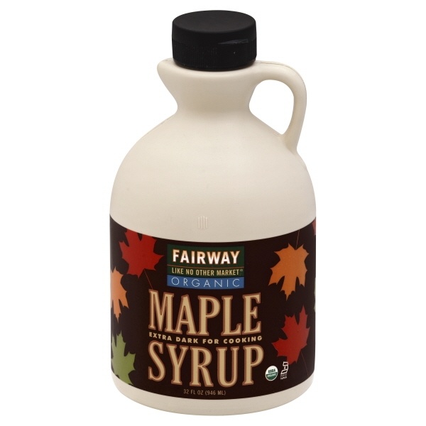 slide 1 of 1, Fairway Organic Maple Syrup, Grade A, Dark, 32 fl oz