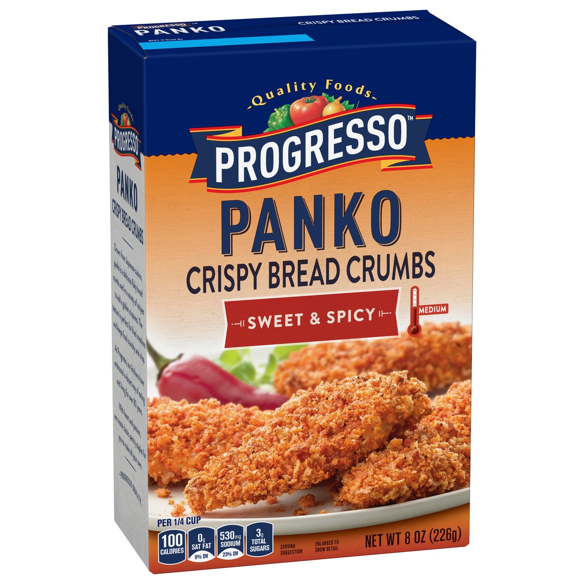 slide 12 of 14, Progresso Sweet & Spicy Panko Crispy Breadcrumbs, 8 oz