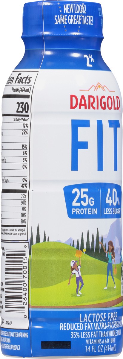 slide 5 of 9, Darigold 2% Reduced Fat Ultra-Filtered Milk 14 fl oz, 14 fl oz