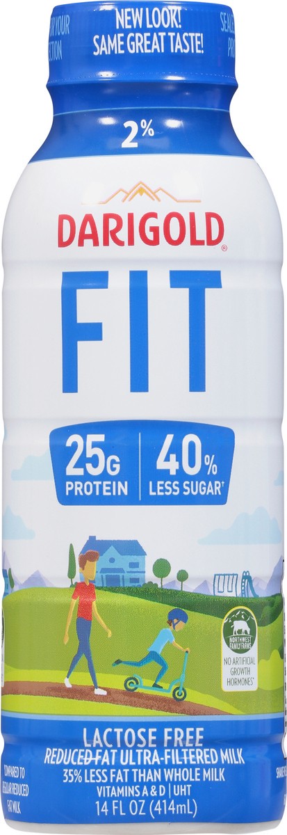 slide 7 of 9, Darigold 2% Reduced Fat Ultra-Filtered Milk 14 fl oz, 14 fl oz