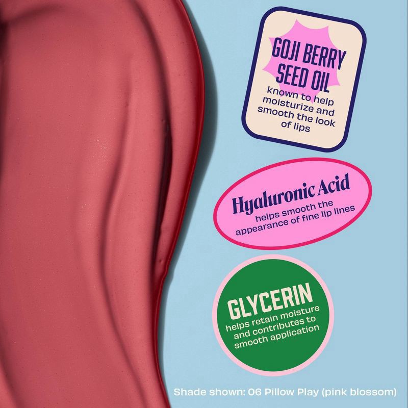 slide 7 of 9, Benefit Cosmetics Plush Tint Moisturizing Matte Lip Tint - Fuzzy Slippers - 1 fl oz - Ulta Beauty, 0.2 oz