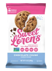 Sweet Loren's Gluten Free & Vegan Chocolate Chunk Cookie Dough, 12oz