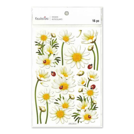 slide 1 of 2, Daisy Dimensional Stickers By Recollections, 5 in x 8.86 in