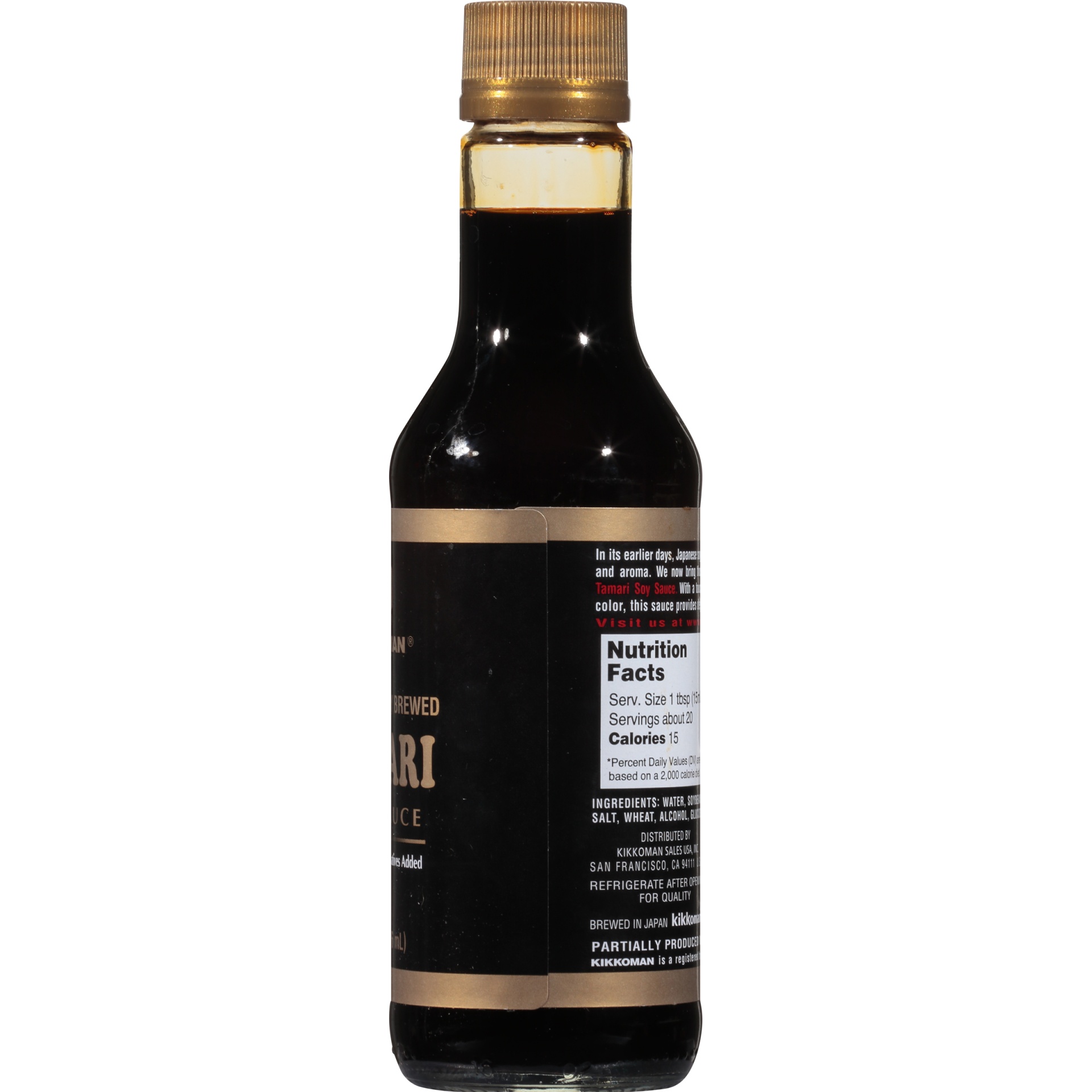 slide 4 of 7, Kikkoman Traditionally Brewed Tamari Soy Sauce, 10 fl oz