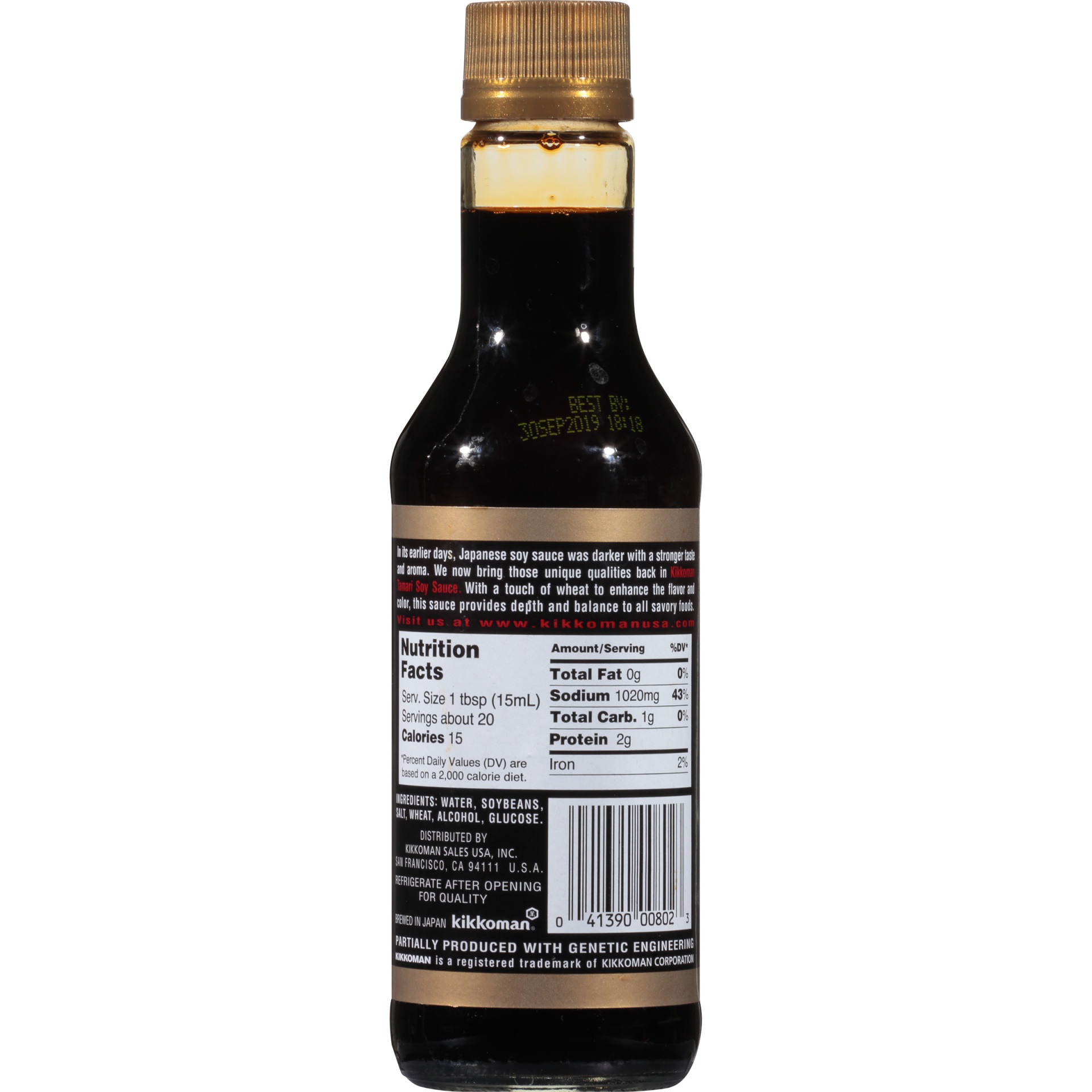 slide 5 of 7, Kikkoman Traditionally Brewed Tamari Soy Sauce, 10 fl oz