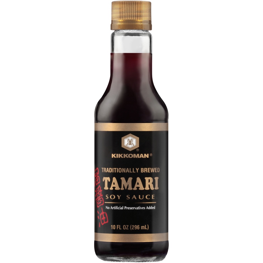 slide 1 of 7, Kikkoman Traditionally Brewed Tamari Soy Sauce, 10 fl oz