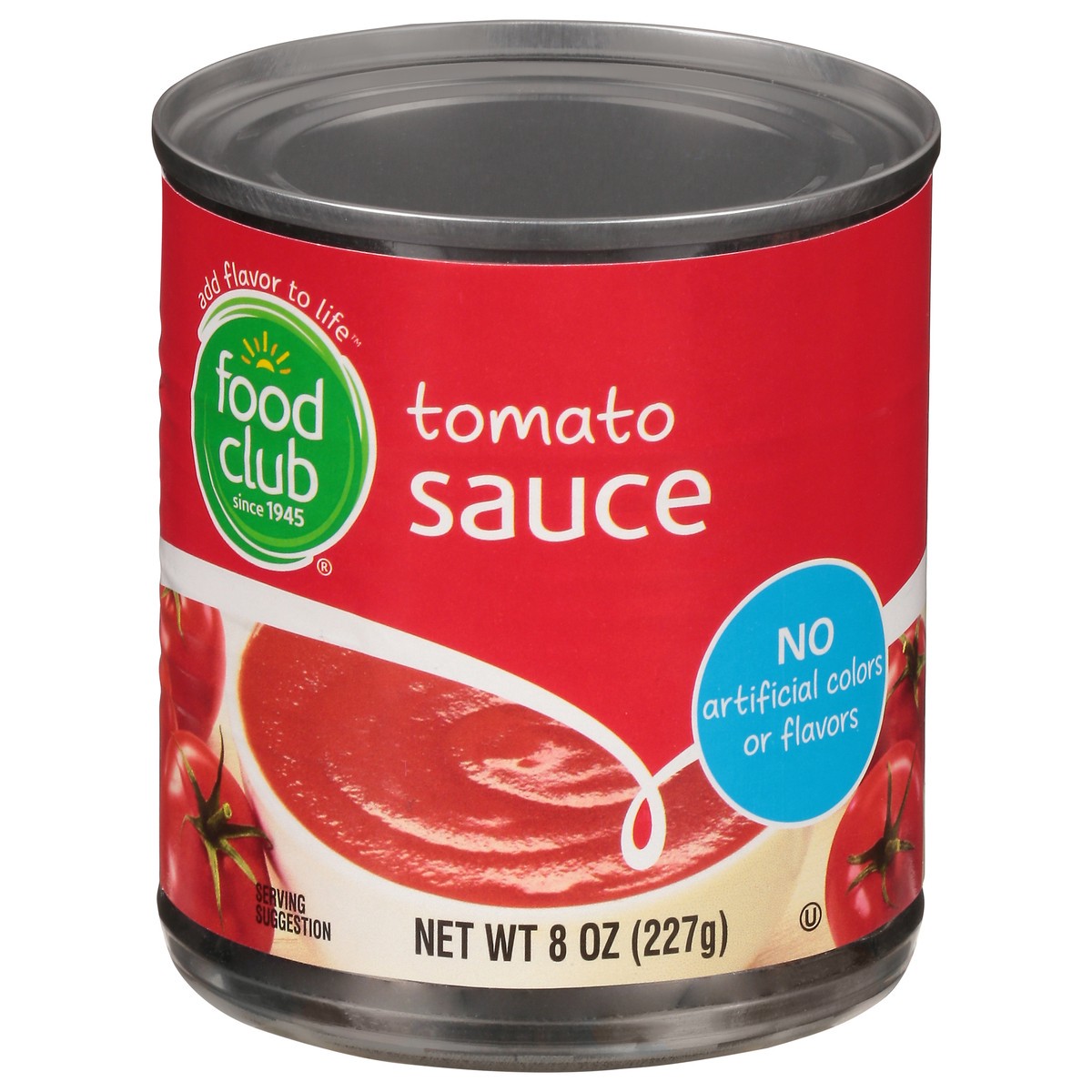 slide 1 of 1, Food Club Tomato Sauce, 8 oz