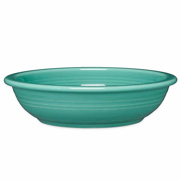 slide 1 of 2, Fiesta Pasta Bowl - Turquoise, 8.4 in