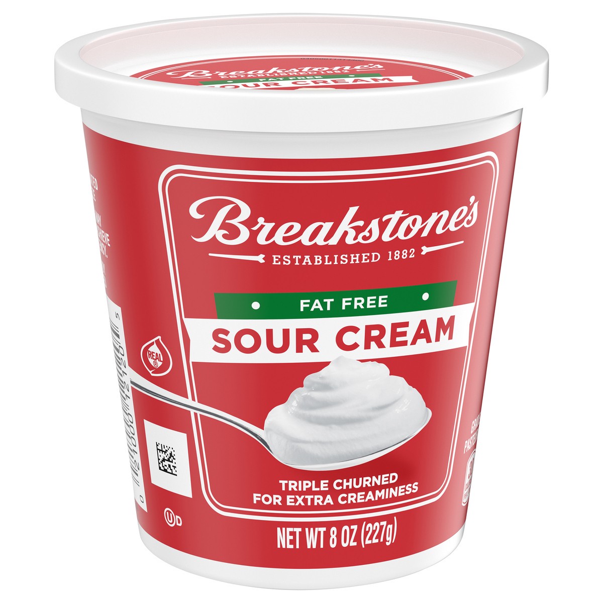 slide 6 of 10, Breakstone's Fat Free Sour Cream, 8 oz Tub, 8 oz