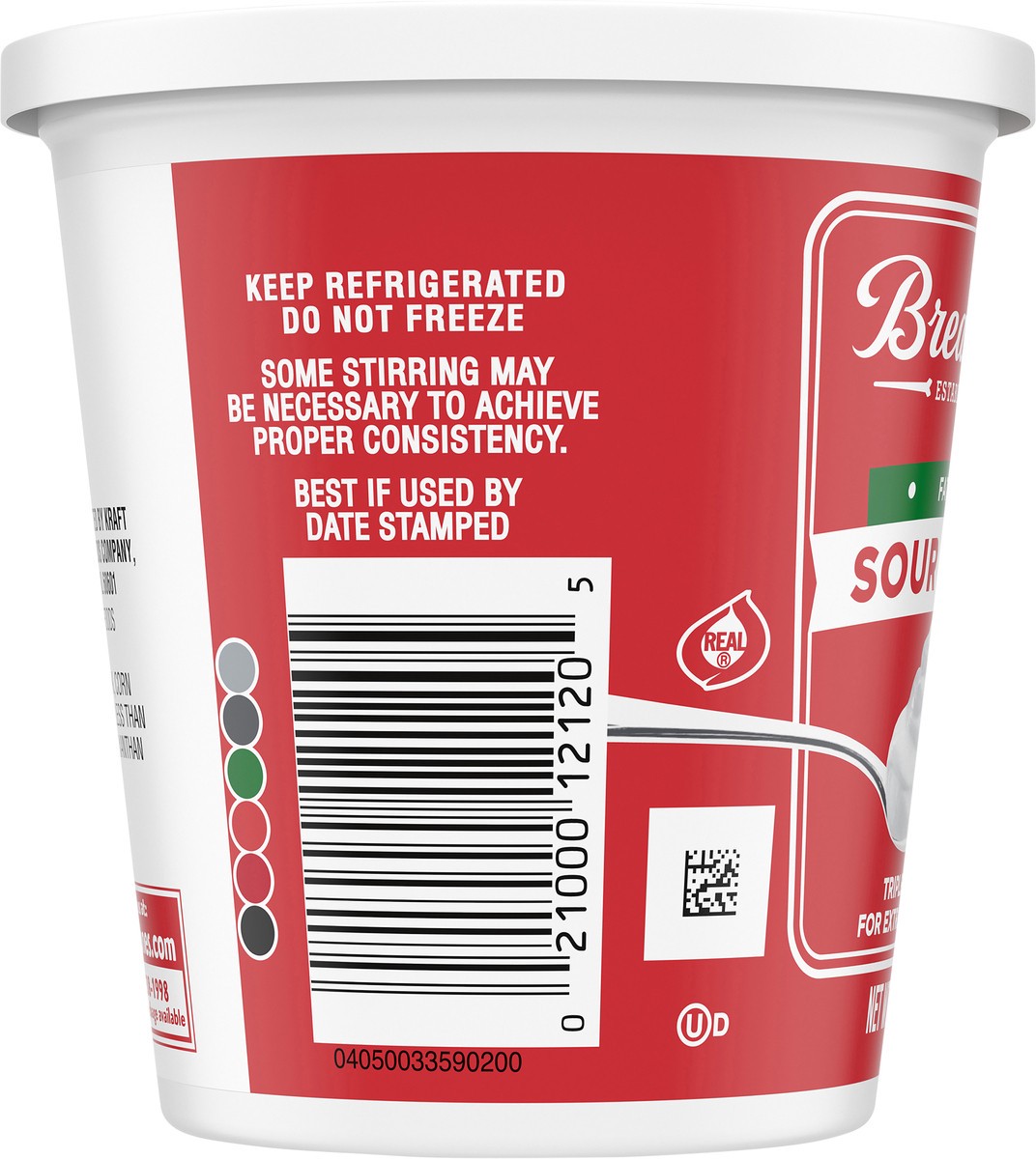 slide 9 of 10, Breakstone's Fat Free Sour Cream, 8 oz Tub, 8 oz