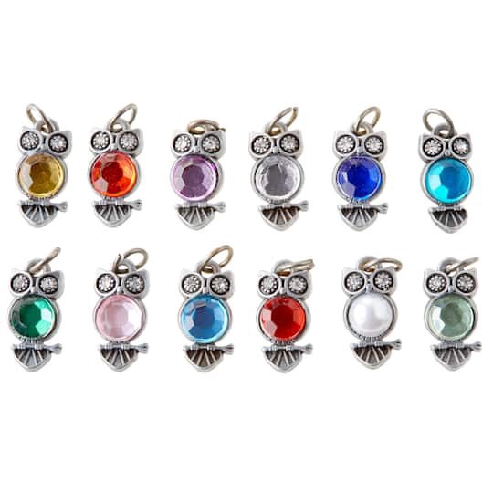 slide 1 of 2, Owl Charm Mix By Bead Landing, 18mm x 9mm
