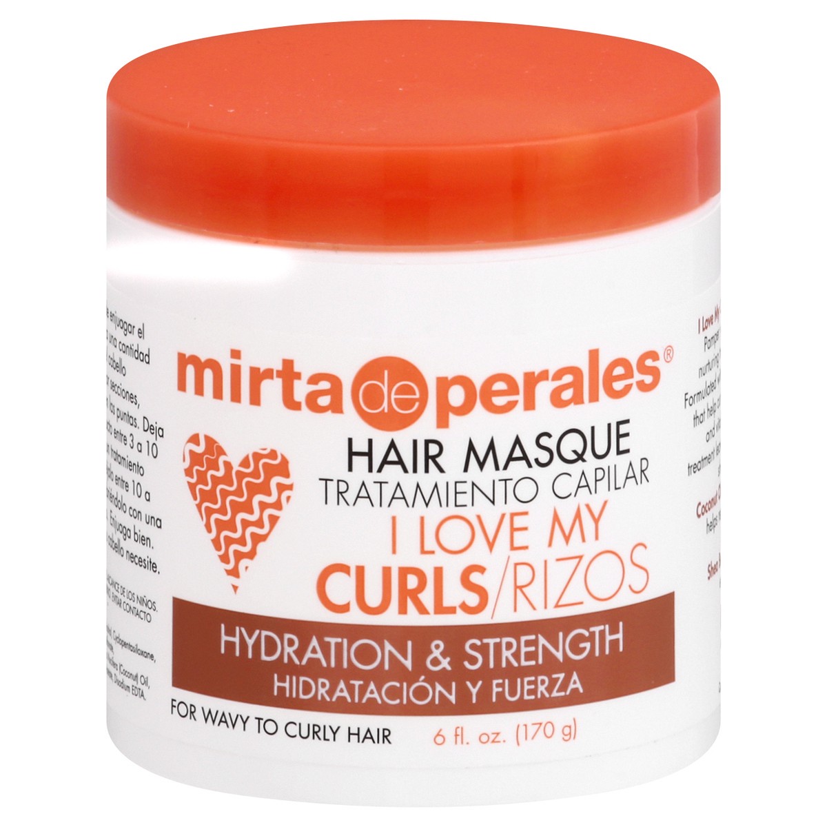 slide 1 of 9, Mirta de Perales Hair Masque, Hydration & Strength, 6 Ounce, 6 oz