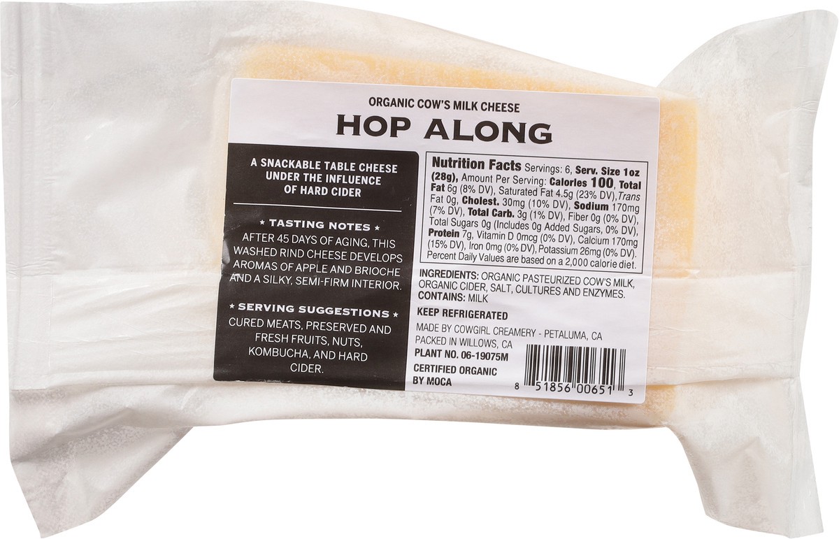 slide 12 of 14, Cowgirl Creamery Hop Along Organic Cheese 6 oz, 6 oz