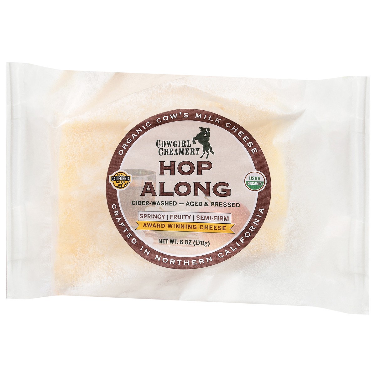 slide 2 of 14, Cowgirl Creamery Hop Along Organic Cheese 6 oz, 6 oz