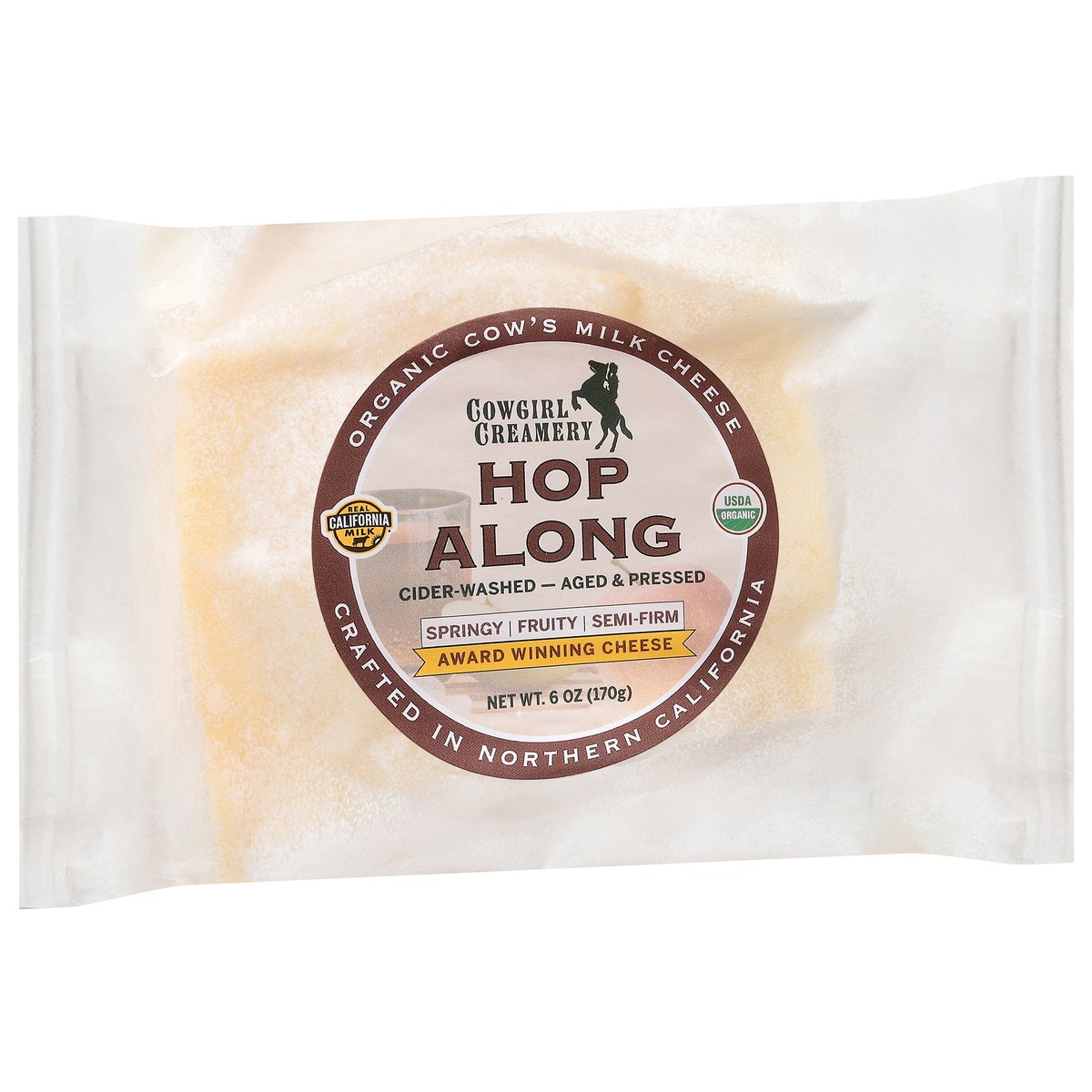 slide 3 of 14, Cowgirl Creamery Hop Along Organic Cheese 6 oz, 6 oz