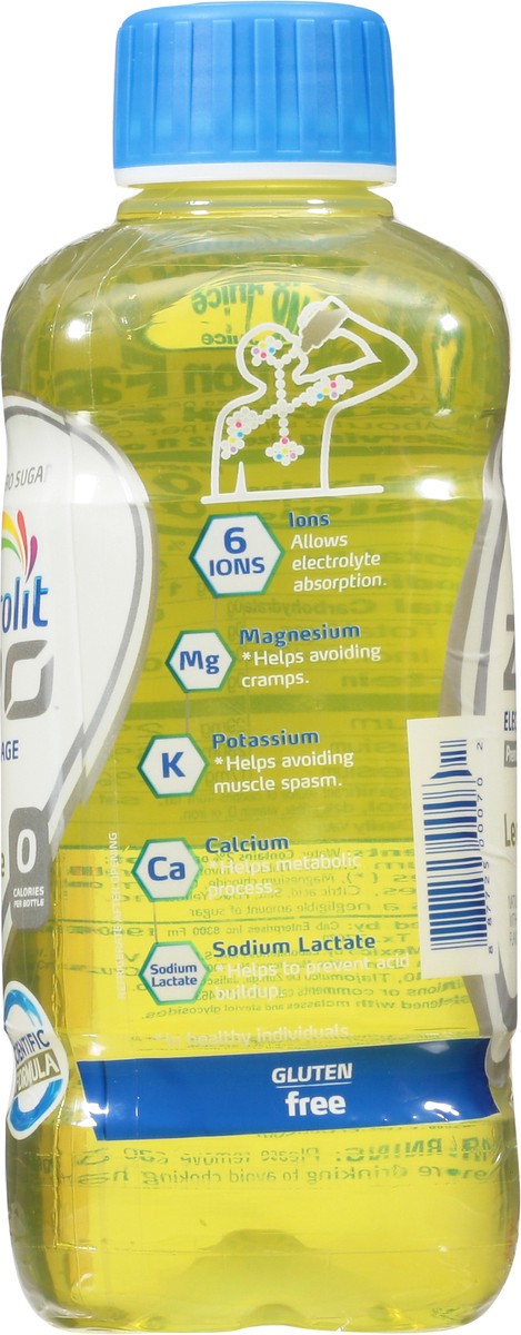 slide 11 of 14, Electrolit Premium Hydration Zero Sugar Lemon Breeze Flavored Electrolyte Beverage, 21 fl oz bottle, 21 fl oz