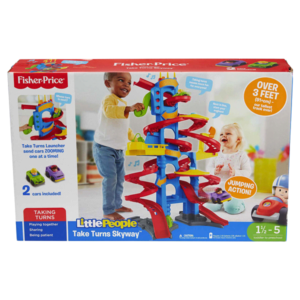 slide 1 of 6, Fisher-Price Little People Take Turns Skyway, 1 ct