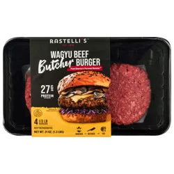 Rastelli's Butcher Wagyu Beef Burger 4 - 0.33 lb Burgers