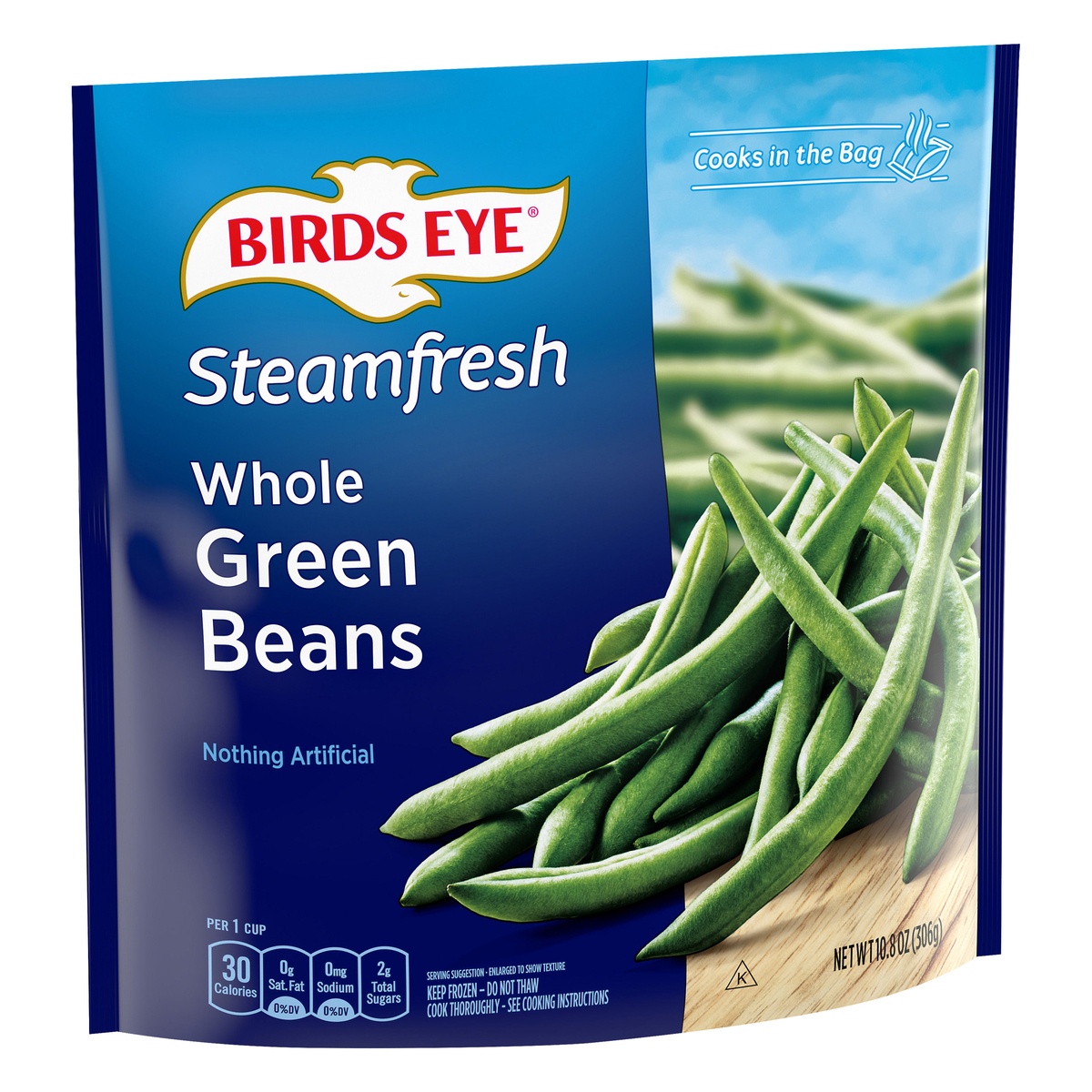 slide 2 of 10, Birds Eye Steamfresh Premium Selects Frozen Whole Green Beans, 12 oz