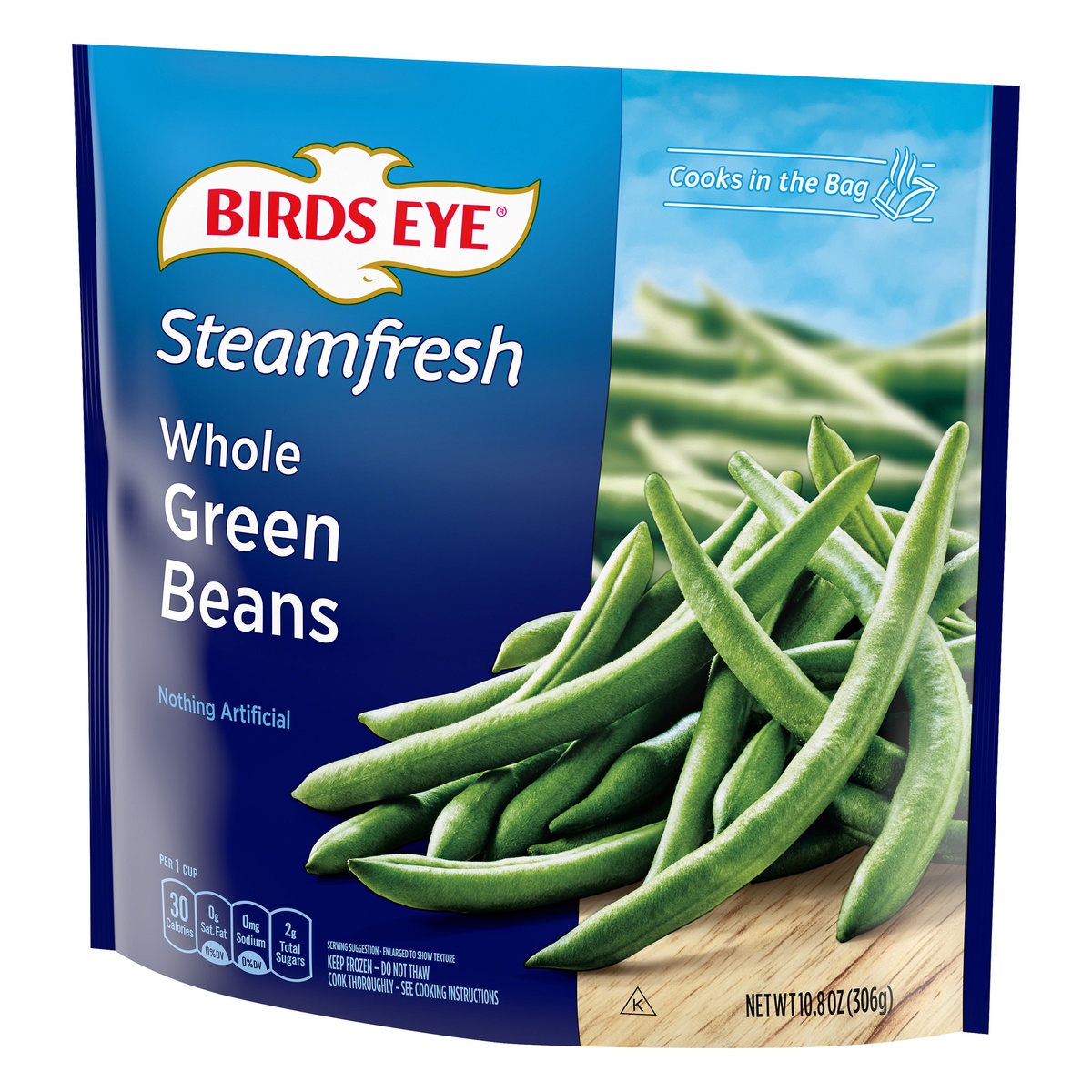slide 3 of 10, Birds Eye Steamfresh Premium Selects Frozen Whole Green Beans, 12 oz