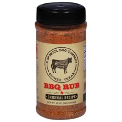K. Spoetzl BBQ Company Original Recipe BBQ Rub 12 oz