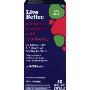 slide 1 of 1, Live Better Women's Probiotic Vegetable Capsules, 30 Ct, 30 ct