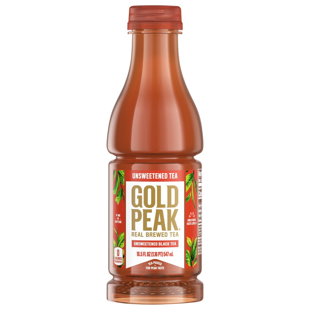 slide 1 of 7, Gold Peak Unsweetened Black Tea Bottle, 18.5 fl oz, 18.5 fl oz