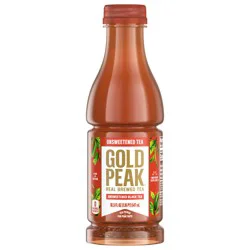 Gold Peak Unsweetened Black Tea Bottle, 18.5 fl oz