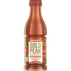Gold Peak Unsweetened Black Tea Bottle, 18.5 fl oz